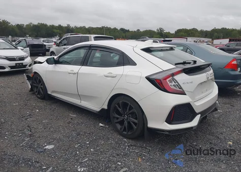 2017 Honda Civic Sport from USA, damaged, VIN SHHFK7H44HU231256